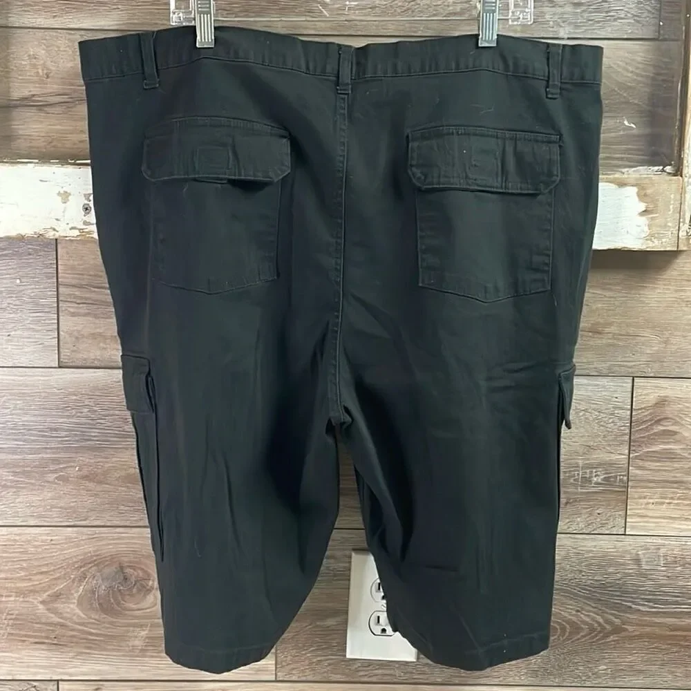WICKED STITCH Men’s Cargo Camping Hiking Casual Shorts Black Size 42